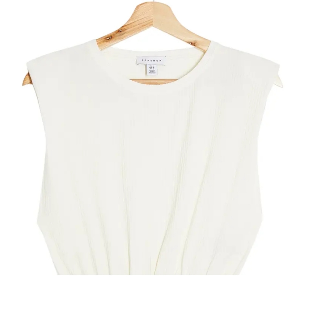Padded Ribbed Top - Picture 2 of 4
